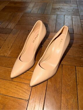 Coach Women's Waverly Leather Pump Heel | Size 8.5